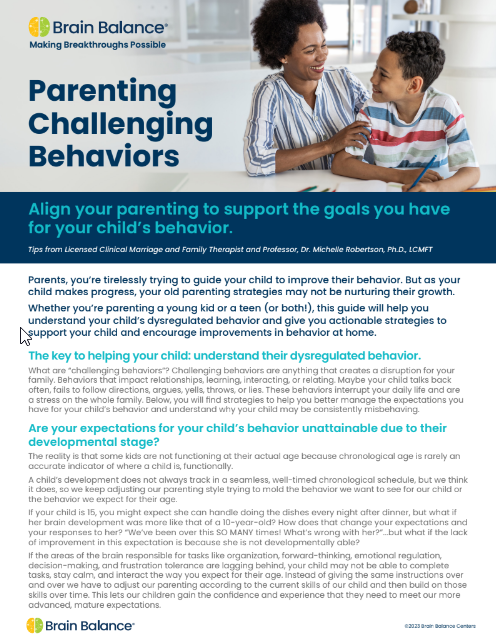 parenting challenging behaviors guide thumbnail